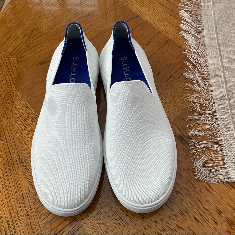 Rothy’s Original Slip On White Sneaker